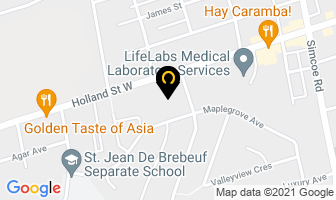 Pizza Pizza in Bradford West Gwillimbury map