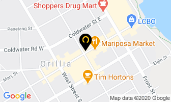 Pizza Pizza in Orillia map