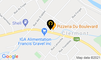Pizzeria Du Boulevard Enr in Clermont map