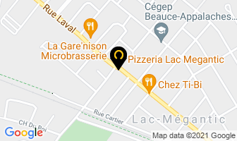 Pizzeria Lac Megantic in Lac-Mégantic map