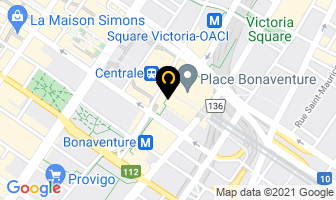 Place Bonaventure - Expositions in Brantford map