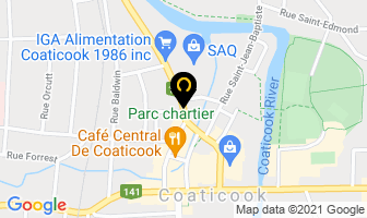 Place Coaticook Inc in Coaticook map