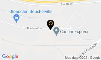 Placements Descam in Boucherville map