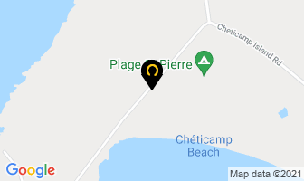 Plage Saint Pierre in Chéticamp map
