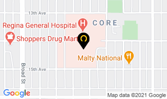 Plains Surgical Associates in Regina map