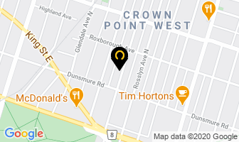 Platinum Commercial Hood Cleaning in Hamilton map