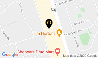 Platinum Direct Drive Courier Service in Barrie map