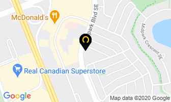 Play-A-Latte in Calgary map