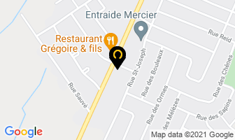 Plaza Du Dollar in Mercier map