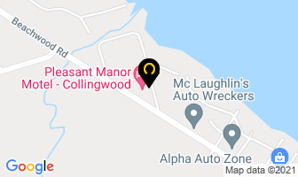 Pleasant Manor Motel in Collingwood map