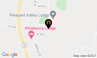 Pleasant Valley Lodge Home Care in Athabasca map