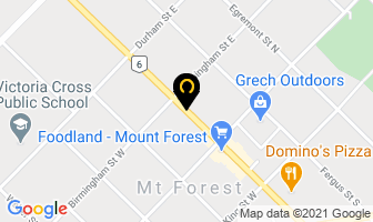 Plume's Color Your World Inc in Mount Forest map