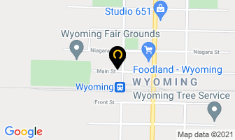 Plympton Wyoming Ag in Lambton County map