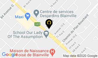 Point D'eau Blainville in Blainville map