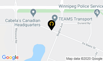 Points West Marketing in Winnipeg map