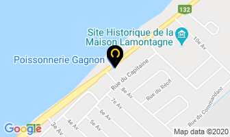 Poissonnerie Gagnon Inc in Rimouski map