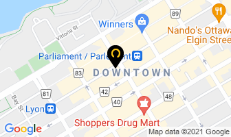 Policy Insights Inc in Guelph map