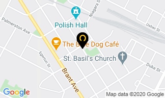 Polish Banquet Centre in Brantford map