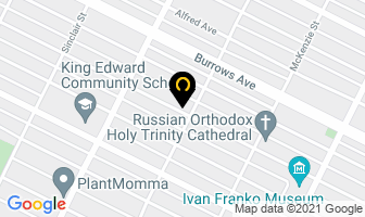 Polish Gymnastic Association in Winnipeg map