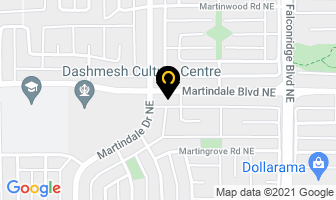 Pollys Hair Design Esthetic in Calgary map