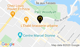 Polyclinique De L'oreille in Drummondville map
