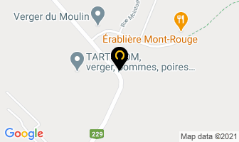 Pommes Ma-Gic Inc in Rougemont map