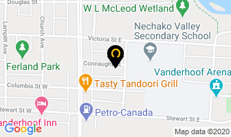 Ponderosa Forestry Consulting in Vanderhoof map