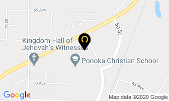 Ponoka Christian School in Midland map