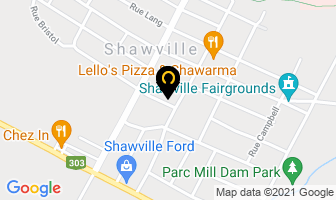 Pontiac Home Bakery in Shawville map
