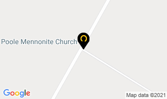Poole Mennonite Church in Perth East map