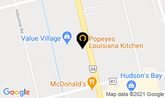 Popeyes Louisiana Kitchen in Cambridge map