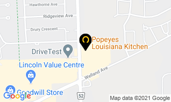 Popeyes Louisiana Kitchen in St. Catharines map
