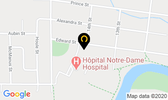 Porcupine Health Unit in Hearst map