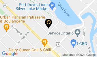 Port Dover Dance Academy in Bathurst map