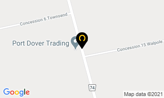 Port Dover Trading Co Ltd in Norfolk County map