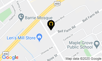 Portamedic-Hooper Holmes in Barrie map