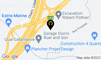 Portes Ruel in Sherbrooke map