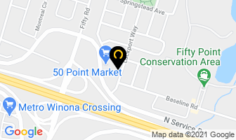 Portway Dental Centre in Hamilton map
