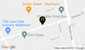 Posh Granite in Markham map