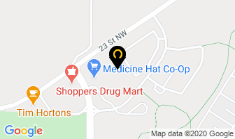 Posh Wash in Medicine Hat map