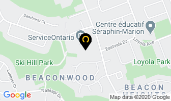 Postal Outlet Beacon Hill in Guelph map