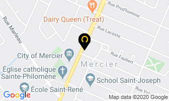 Poste D'essence Mercier in Mercier map