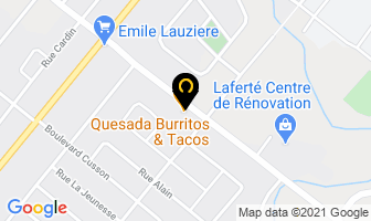 Posturopied in Drummondville map