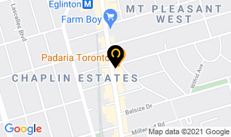 Potato Skins in Orillia map