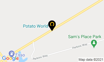 Potato World in Florenceville-Bristol map