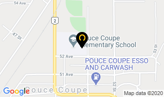 Pouce Coupe Municipalities Library in Dawson Creek map