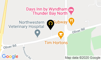 Poulin C C Equipment Limited in Thunder Bay map