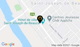 Poulin Jacques in Saint-Joseph-de-Beauce map
