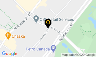 Powell C B Limited in Mississauga map