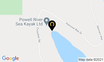 Powell River Sea Kayak Ltd in Powell River map